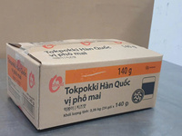 O'Food Korean Instant Tokpokki 140g Cheese Flavor Chewy Rice Cake Easy and Delicious Korean Street Food Wholesale