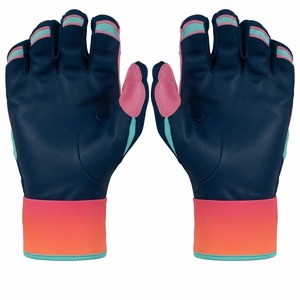 Guantes de Bateo de Béisbol Profesionales de Cuero Antideslizantes con Diseño de Logotipo Personalizado, Cuero Dividido de Primera Calidad, Calidad Bruce Bolt, Hechos para Entrenamiento - Product Image 1