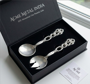Royal Victorian Cutwork <b>Salad</b> Servers Stainless Steel Mirror Silver <b>Salad</b> <b>Tools</b> For Household Hotel Restaurant Catering Events - Product Image 4