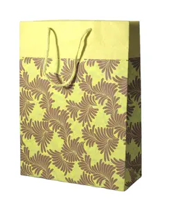 Custom printed with your own logo Kraft Paper Bag Bread Packaging with handle Take Away Bags For Fast Food