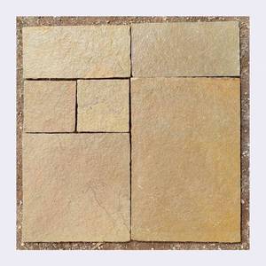 Dalles en pierre calcaire jaune naturel Tandur pour pavage extérieur, terrasses de jardin, revêtements de sol et projets de paysagisme - Product Image 4