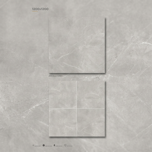 1200x1200 Grande taille Ardoise Porcelaine 9mm Grandes dalles de pierre frittée pour sols 120x120 Marbres d'hôtel Carreaux de porcelaine - Product Image 2