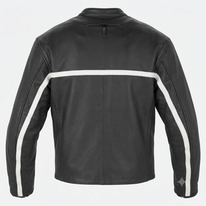Chaqueta de carreras RGSX para hombre, de cuero vacuno genuino, nivel CE 2, hecha a medida, para carreras en pista, con certificación Speed Hump CE. - Product Image 2