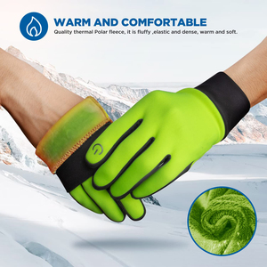 Anti Slip Riding <b>Gloves</b> Outdoor Winter Running <b>Gloves</b> <b>Touch</b> <b>Screen</b> <b>Gloves</b> For Cold Weather Bike Cycling Driving Hiking Running - Product Image 2