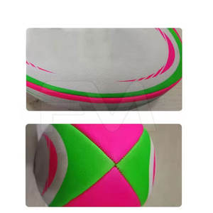 ลูกรักบี้ขายดี มีสินค้าในสต็อก ผลิตในปากีสถาน รับผลิตตามสีที่ต้องการ ลูกรักบี้ MOQ ต่ำ - Product Image 4