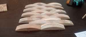 Panel de Revestimiento Decorativo de Pared para Interiores y Exteriores, Diseño Moderno y Exclusivo, Madera de Teca y Caoba, Ideal para Hoteles y Residencias, Gran Venta - Product Image 6