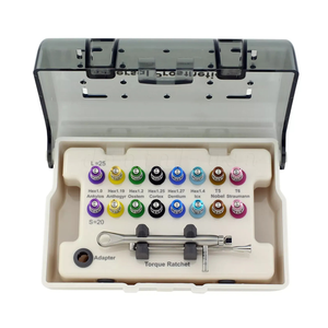 Kit Universal de Prótesis de Implantes con Destornillador Hexagonal y Llave Dinamométrica, Herramientas Dentales, Instrumentos Protésicos - Product Image 5