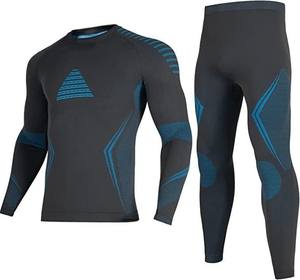 Conjunto Térmico Deportivo de Invierno para Hombre, Camiseta de Compresión sin Costuras, Ropa Interior Térmica de Secado Rápido para Esquí y Fitness - Product Image 6