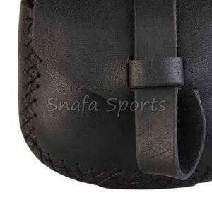 Sac banane vintage en cuir véritable pour homme, à porter à la taille ou à la poitrine, vente en gros |   Pochette en cuir multifonction avec logo personnalisé - Product Image 4