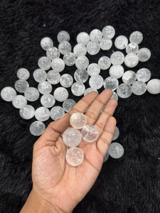 Mini sphère de quartz naturel transparent, boule de cristal polie, pierre de guérison pour le Reiki, la méditation, la décoration intérieure, cadeau spirituel, vente en gros - Product Image 3