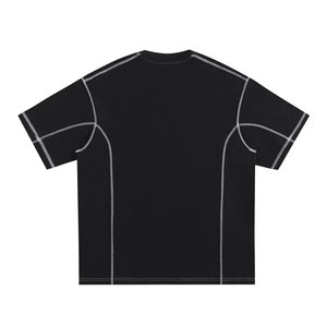 เสื้อยืดคอกลมทรงบ็อกซี่โอเวอร์ไซส์ดีไซน์ล่าสุดสำหรับผู้ชาย ขายเสื้อยืดลำลองทรงบ็อกซี่สำหรับฤดูร้อน - Product Image 3