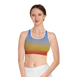 Sujetador deportivo para mujer al por mayor, tela elástica premium, transpirable, que absorbe la humedad, de secado rápido, con soporte, ideal para uso diario y cómodo. - Product Image 3