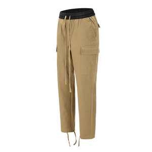 Pantalon de sport à fermeture éclair pour la course, le football, l'entraînement, legging élastique pour le jogging et la gym, prix de gros - Product Image 2