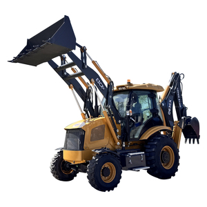 รถตักหนัก 4x4 รถขุดตักดิน 9500 กก. เครื่องยนต์ยูโร 5 รถตักล้อยาง - Product Image 1