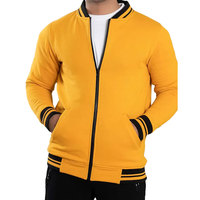 Blouson universitaire classique pour homme, coupe droite, élégant et décontracté, en fibre de bambou, coupe-vent, léger et confortable, idéal pour la ville