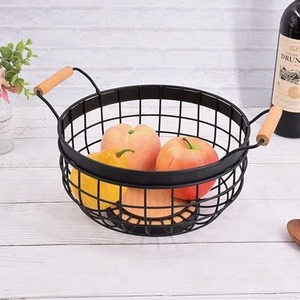 Cesta de Frutas Metálica Moderna M-524 de Azora Industries, Más Vendida, con Asa, de Alambre de Hierro Resistente, Ecológica y Multifuncional - Product Image 3
