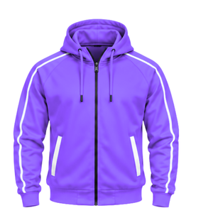 Großhandel Zweiteiliger Sportanzug mit Kapuzenjacke und Jogginghose für Sporttraining, Fitnessaktivitäten und Spaziergänge - Product Image 3