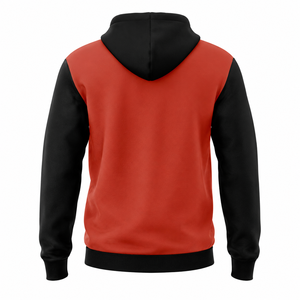 เสื้อฮู้ดผ้าฝ้าย 100% สำหรับฤดูหนาว แบบ OEM ODM สกรีนโลโก้ได้ตามต้องการ ผ้าฟลีซสองสี สำหรับผู้ชายและผู้หญิง - Product Image 3