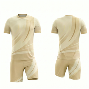 Maillot de football pour homme 100% polyester à manches courtes, coupe ample, qualité supérieure, respirant, logo personnalisé, nom de l'équipe, service OEM - Product Image 1