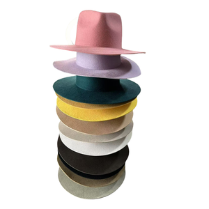 Large Brim Fedora Hat Solid Color Sunproof Custom Design Tassel Decoration Outdoor Casual <b>Fishing</b> - Product Image 4