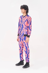 Ensemble de survêtement pour homme, design tendance, hiver, décontracté, respirant, écologique, uni, veste à fermeture éclair légère à manches longues, pantalon de survêtement - Product Image 6