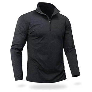 Sweat-shirt d'hiver unisexe de haute qualité à demi-zip, 100 % coton, tissu éponge anti-plis, respirant, design intelligent - Product Image 1