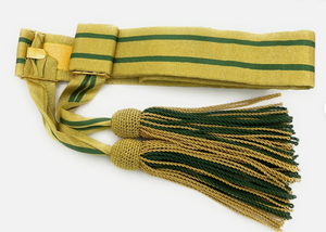 Ceinture de cérémonie dorée et verte pour robe de cérémonie, uniforme, événements de défilé et tenues de cérémonie spéciales - Product Image 2