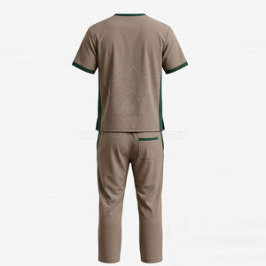 Tenue médicale pour hommes de pointe avec tissu doux et respirant, design d'uniforme moderne, multiples poches et port flexible - Product Image 2