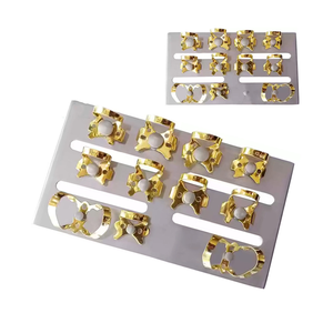 Juego de Pinzas Dentales de Goma Doradas, Herramientas de Aislamiento de Acero Inoxidable Duraderas para Odontología Restaurativa y Operativa, Kit Profesional - Product Image 4