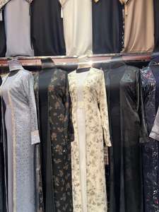 Oferta Especial: Abaya Elegante Hecha a Mano con Diseño Vintage y Cuentas para Mujer, Vestido Islámico Modesto para Fiesta, Largo hasta el Tobillo - Product Image 5