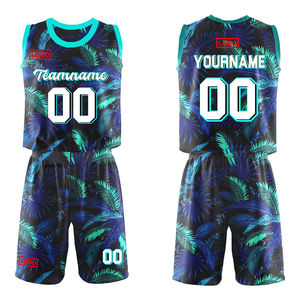 Uniforme de basket-ball de haute qualité, écologique, à séchage rapide, respirant, personnalisé, avec logo sur le devant, vêtements de sport pour équipe - Product Image 1