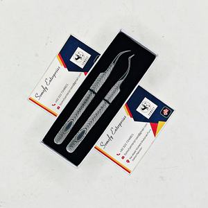 Pinzas Profesionales para Extensión de Pestañas Somofy Enterprises, 10 mm, Acero Inoxidable Japonés, Punta Plateada Lisa, Punta de Fibra, Agarre de Precisión - Product Image 6