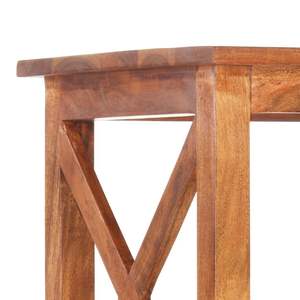 Estantería de Madera Maciza de Acacia con Acabado Color Miel, Tamaño Mediano, Librerías Elegantes - Product Image 4