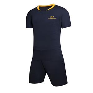 Conjunto de Uniforme de Fútbol Personalizado con Números, Nombres y Logotipos Impresos, Manga Corta, Secado Rápido, Poliéster de Alta Calidad, Ajuste Atlético, para Toda Temporada - Product Image 1