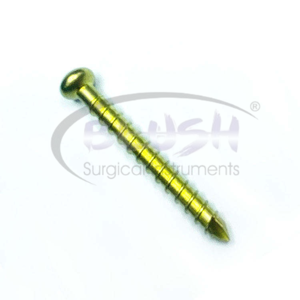 Vis corticale en titane durable pour implant orthopédique vétérinaire, pour la fixation osseuse orthopédique animale par Blush Surgical - Product Image 6