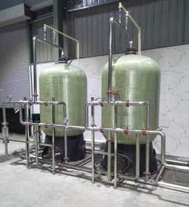 Vase sous pression pour l'adoucisseur d'eau industriel |   Système d'adoucissement d'eau automatique Spring Ion Exchange 2000L/heure 3 ans de garantie - Product Image 1