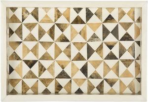 Plateau de service rectangulaire en résine de luxe fait à la main avec poignées, taille et couleur personnalisables pour la restauration, la décoration intérieure, vente en gros de haute qualité - Product Image 4