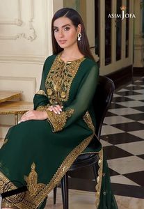 Combinaisons shalwar kameez pakistanaises de qualité supérieure pour femmes, non cousues, vente en gros, robes de fête pour femmes. - Product Image 5