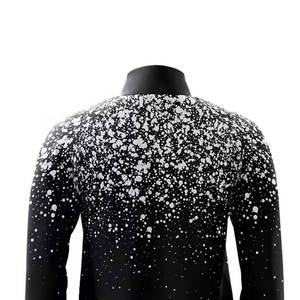 Veste polaire multi-poches pour hommes, en toile, col montant, logo personnalisable, haute qualité, imperméable et coupe-vent - Product Image 4