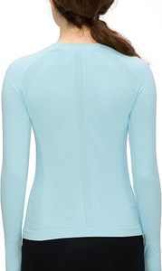 Custom <b>Women</b> <b>Long</b> Sleeve Yoga Tops OEM ODM Manufacturer Seamless Workout <b>Shirts</b> Fitness Gym Sports Tops Athletic Activewear - Product Image 2