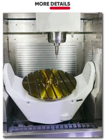 Centro de Mecanizado CNC de 5 Ejes con Control RTCP y Alta Rigidez para Fabricación de Moldes y Piezas de Aleación de Titanio