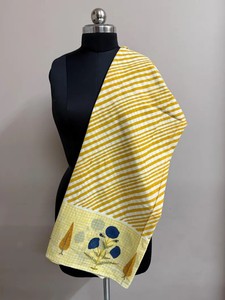 Pareo de Playa con Estampado Artesanal, Sarong de Algodón para Mujer, Diseño Floral Largo - Product Image 2