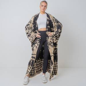 2025 nouveau Sexy Kimono Robe longue Kimono Robe été unisexe Kimono grandes femmes vacances vacances Look cravate teinture Kimono - Product Image 1