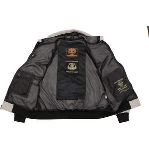 Sweat à capuche en cuir pour homme 2025, homologué CE, blindé, en coton, versions noir et argent, fibres renforcées, vêtements de course automobile et de moto - Product Image 6