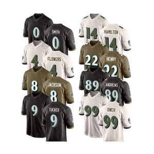 Maillots de football américain personnalisés de qualité supérieure, nouveau style léger et respirant pour l'été, pour hommes - Product Image 1