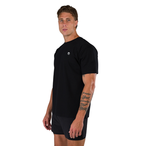 Camiseta Deportiva de Manga Corta para Hombre, para Gimnasio y Entrenamiento, Mezcla de Algodón, Estilo Urbano, Venta al Por Mayor OEM - Product Image 3
