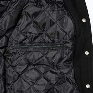 Chaqueta Varsity de Satén para Mujer, Nueva Moda 2024, Color Personalizado, Estilo Moderno - Product Image 4