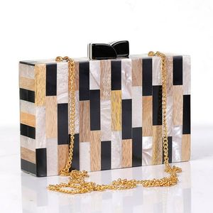 กระเป๋าคลัทช์ไม้สุดหรูสำหรับผู้หญิง เหมาะเป็นของขวัญงานแต่งงาน - Product Image 6