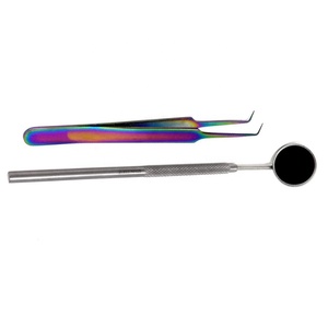 แหนบต่อขนตาสีชมพูแบบมืออาชีพที่ดีที่สุดสำหรับการจับที่สมบูรณ์แบบเพื่อขนตาไม่เคยหลุดแม้แต่ขนตาขนาด0.03มม. - Product Image 2