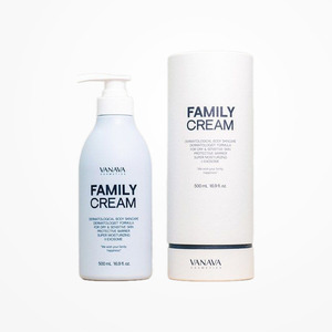 Lotion hydratante pour le corps VANAVA, crème familiale coréenne non collante, crème pour le corps vegan, 500ml, 1 pièce - Product Image 1